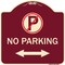 Signmission No Parking Heavy-Gauge Aluminum Architectural Sign, 18" x 18", BU-1818-23819 A-DES-BU-1818-23819 - alternate 1